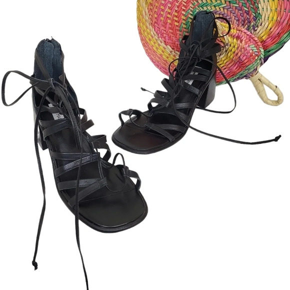 Steve Madden Cherri Strappy Lace Sandals - Picture 1 of 5